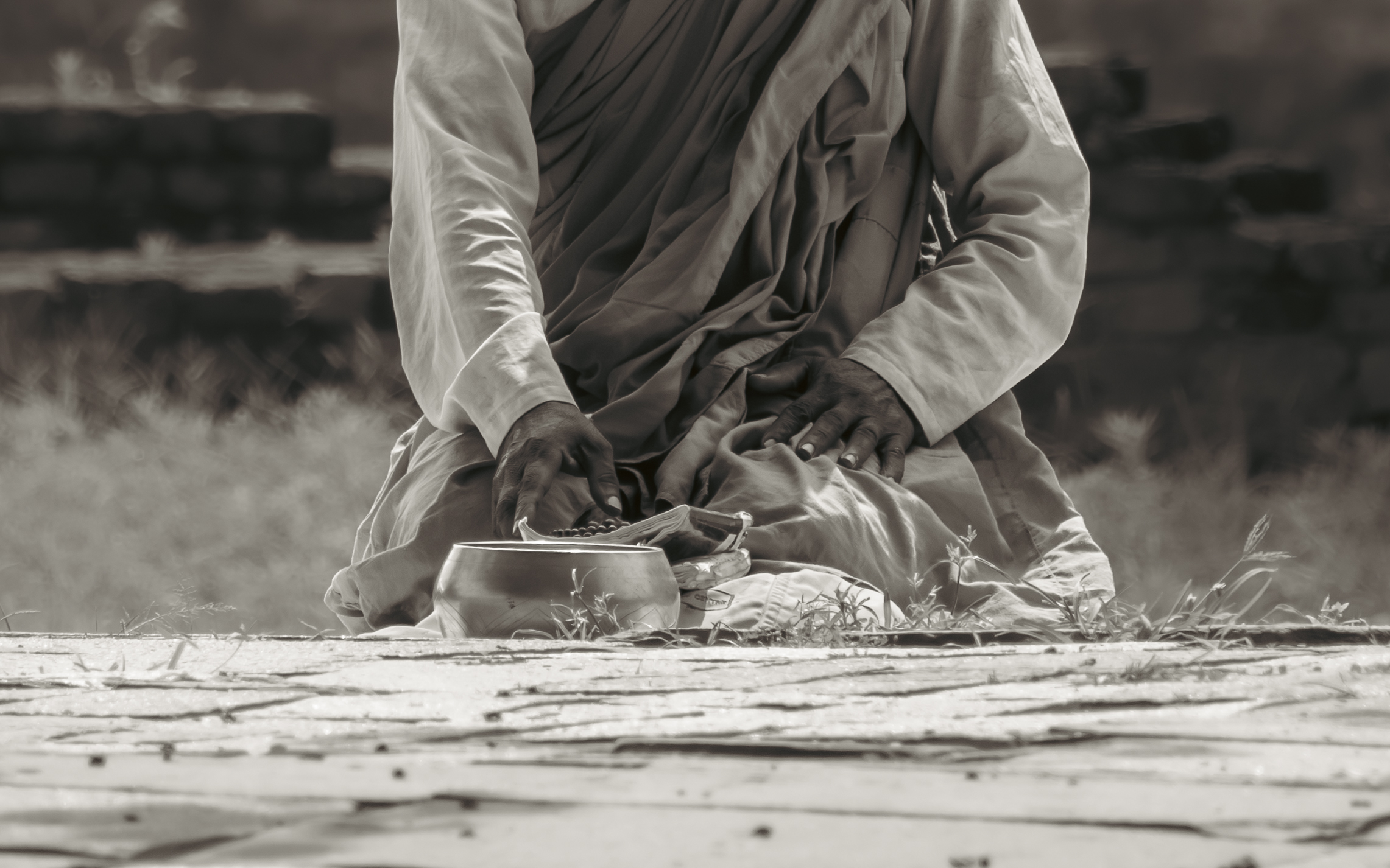 A quiet devotional moment